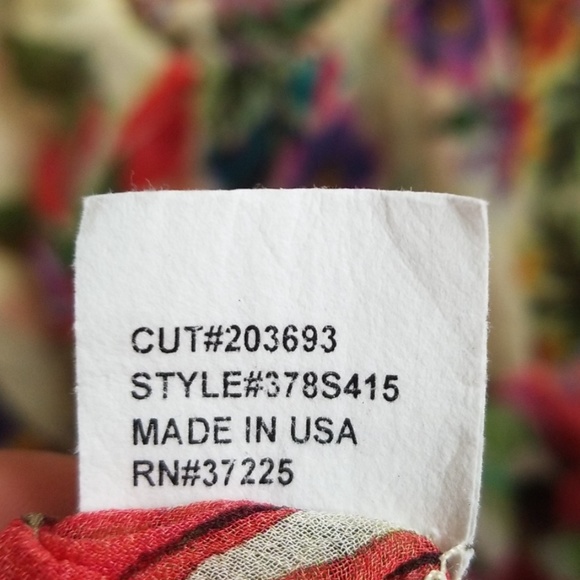 Kaya Di Koko Single sheer floral blouse - Picture 5 of 7